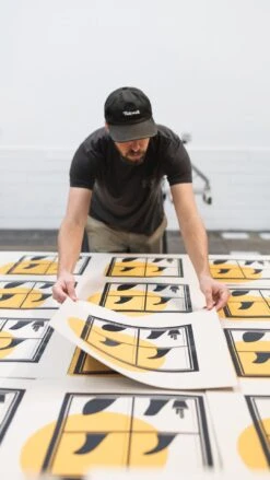 Findow | 18x18" Print -Surf Drift Shop 7Z4A0608