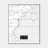 Atlantic Surf Spots | Poster (B/W) 9 Atlantic Surf Spots | Poster (B/W) -Surf Drift Shop ATLANTIC PRINT GREYcopy scaled