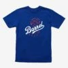 Barrel Dodger Tee | Blue -Surf Drift Shop AlmondTees5.2.25 0009copy