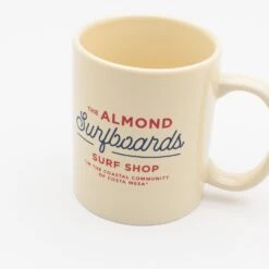 Surf Shop Mug | Almond -Surf Drift Shop Almond surf shop mug ALM detail