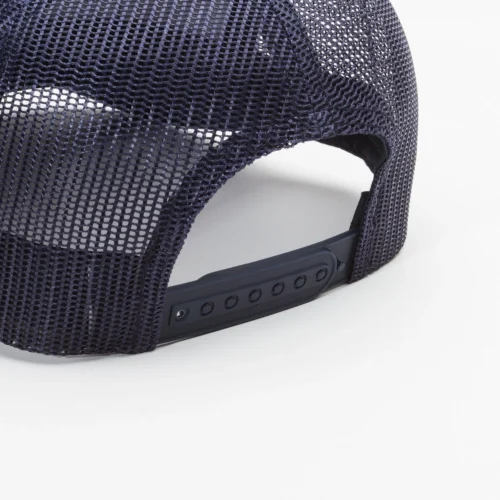 Navy Almond Trucker Hat -Surf Drift Shop Almond trucker patch hat detail 2