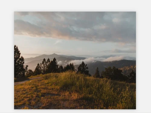 Sunset Over Big Sur Photo Print