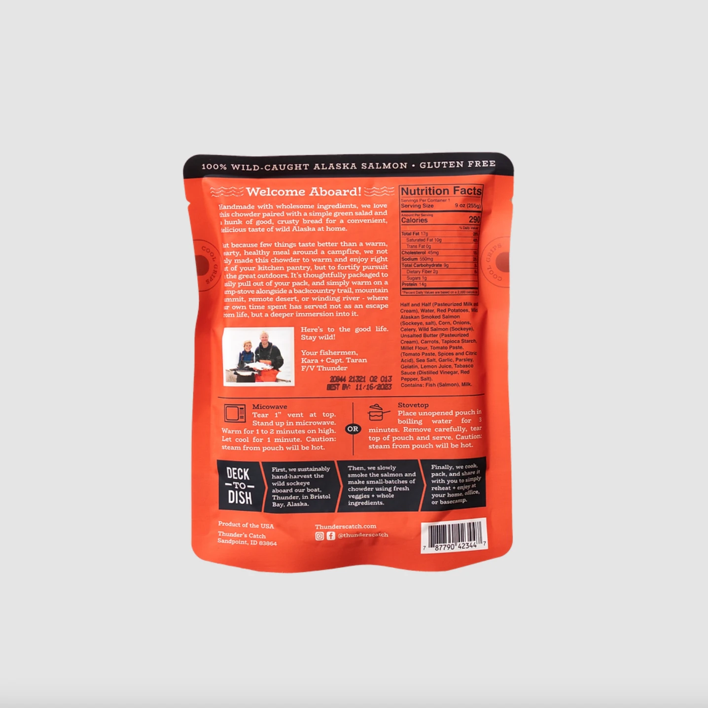 Smoked Salmon Chowder - 9 Oz 3 Smoked Salmon Chowder - 9 Oz - Image 3