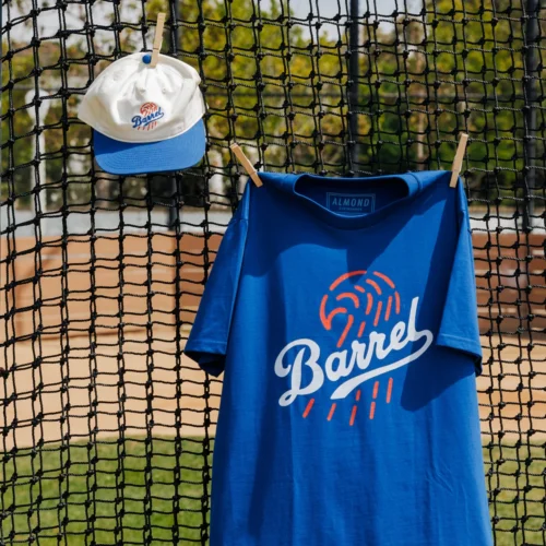 Barrel Dodger Tee | Blue -Surf Drift Shop almondbaseball 7 scaled