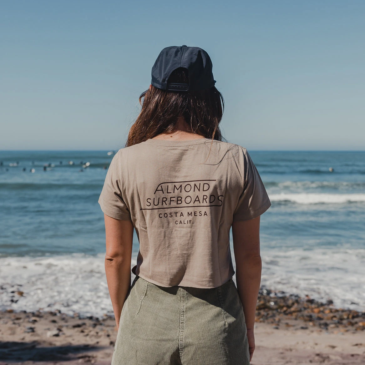 Women's Costa Mesa Tee | Oatmeal 2 Women's Costa Mesa Tee | Oatmeal - Image 2